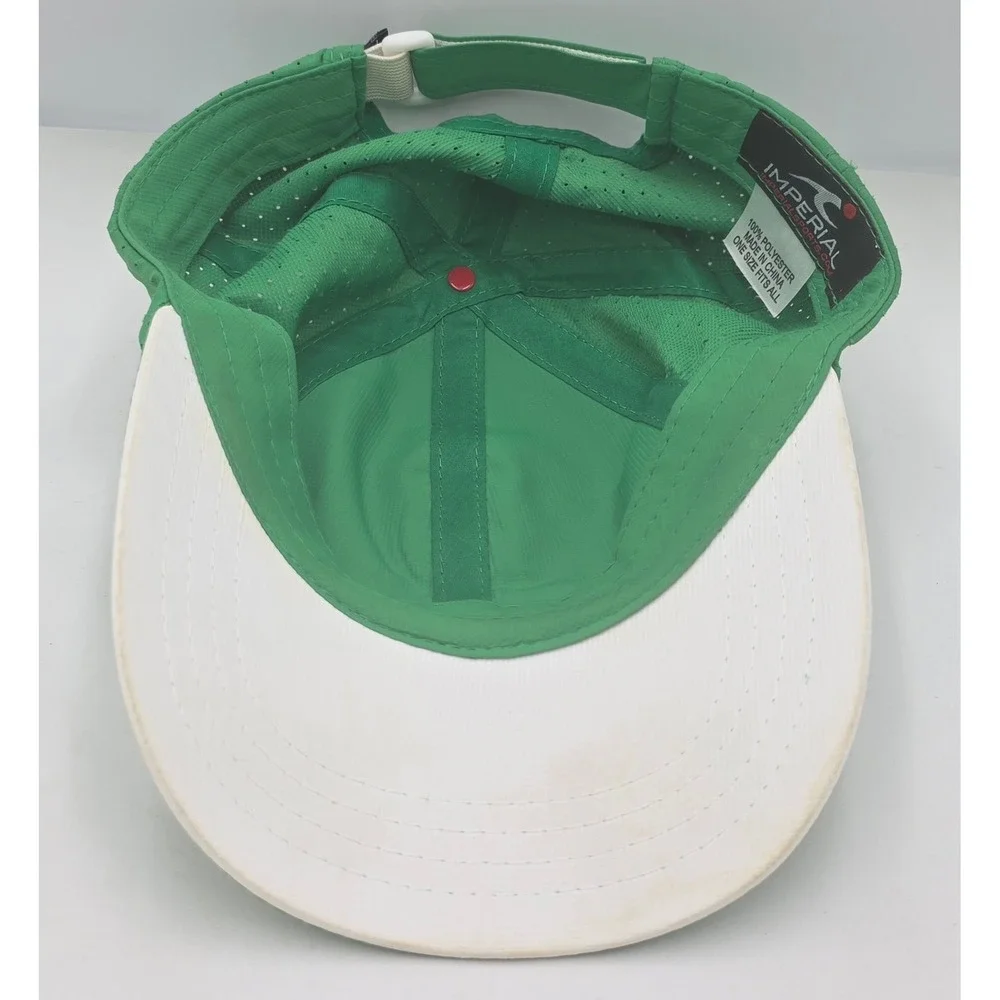 Imperial‎ John Deere Classic Strapback Hat Green Perforated PGA Golf Cap